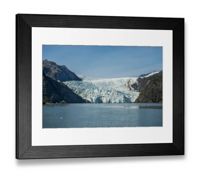 Framed Print : Holgate Glacier, Harding Icefield, Kenai Fjords National Park, Alaska, USA