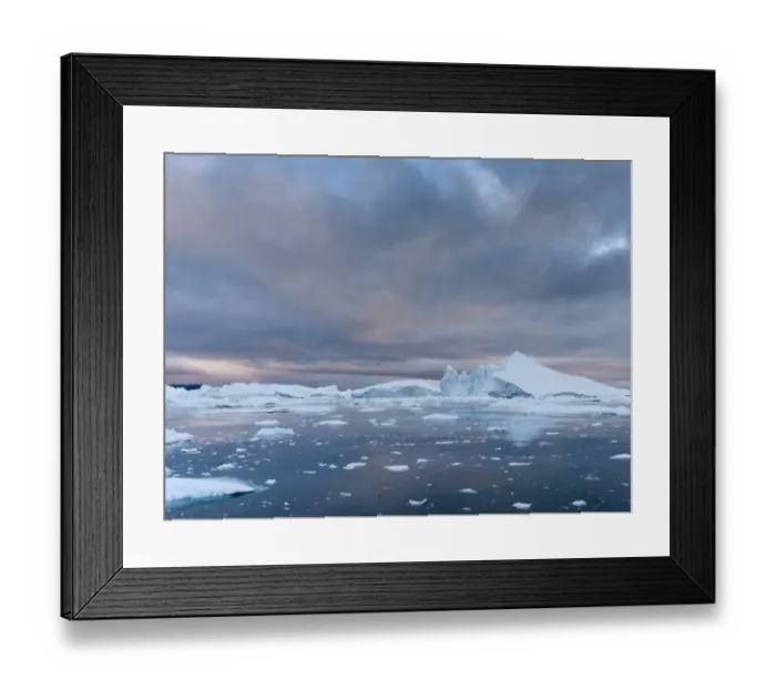 Framed Print : Ilulissat Icefjord, a UNESCO World Heritage Site, also called kangia or Ilulissat Framed Print : Ilulissat Icefjord, a UNESCO World Heritage Site, also called kangia or Ilulissat