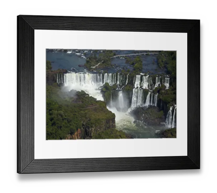 Framed Print : Argentinian side of Iguazu Falls, on Brazil and Argentina border Framed Print : Argentinian side of Iguazu Falls, on Brazil and Argentina border