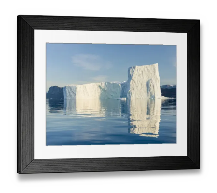 Framed Print : Icebergs in the Uummannaq fjord system, northwest Greenland, Denmark Framed Print : Icebergs in the Uummannaq fjord system, northwest Greenland, Denmark