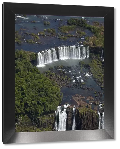 Argentinian side of Iguazu Falls, on Brazil and Argentina border