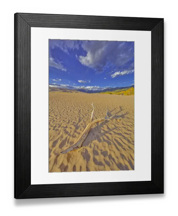 Framed Print : USA, Colorado, Great Sand Dunes National Park and Preserve. Desert and sand dunes