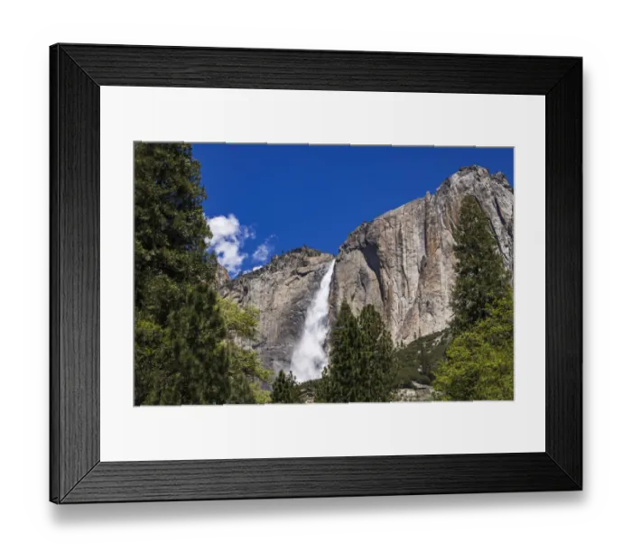 Framed Print : Yosemite Falls, Yosemite National Park, California, USA