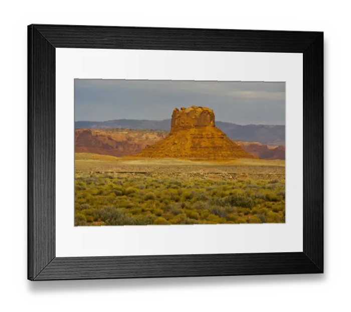 Framed Print : Butte, Navajo Nation Scenic Byway, Arizona, USA