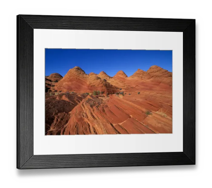 Framed Print : Afternoon light on marbled sandstone formations near Buckskin Gulch, Paria Canyon-Vermilion Framed Print : Afternoon light on marbled sandstone formations near Buckskin Gulch, Paria Canyon-Vermilion