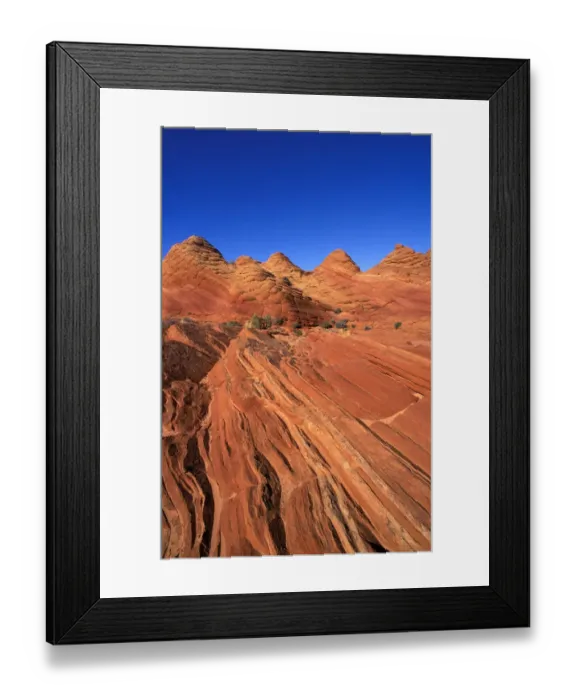 Framed Print : Afternoon light on marbled sandstone formations near Buckskin Gulch, Paria Canyon-Vermilion Framed Print : Afternoon light on marbled sandstone formations near Buckskin Gulch, Paria Canyon-Vermilion