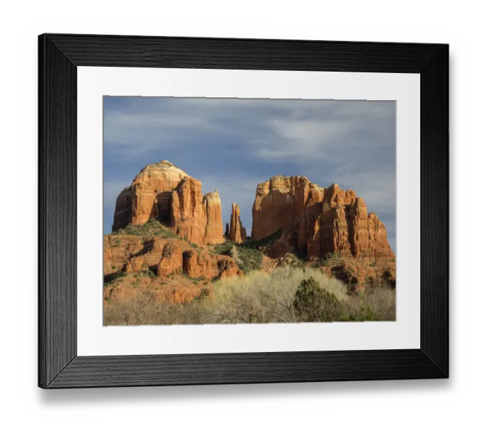 Framed Print : USA, Arizona, Sedona, Crescent Moon Recreation Area, Red Rock Crossing, Cathedral Rock Framed Print : USA, Arizona, Sedona, Crescent Moon Recreation Area, Red Rock Crossing, Cathedral Rock