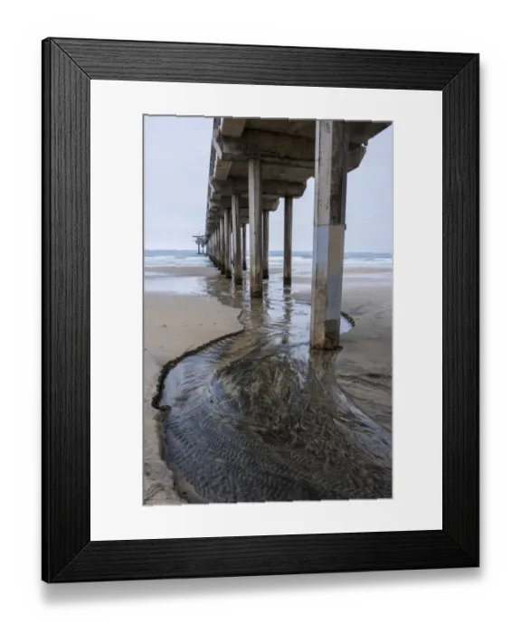 Framed Print : USA, California, La Jolla, Scripps Pier Framed Print : USA, California, La Jolla, Scripps Pier