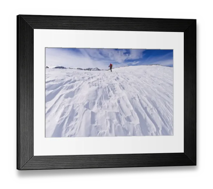 Framed Print : Backcountry skier under Piute Pass, John Muir Wilderness, Sierra Nevada Mountains Framed Print : Backcountry skier under Piute Pass, John Muir Wilderness, Sierra Nevada Mountains