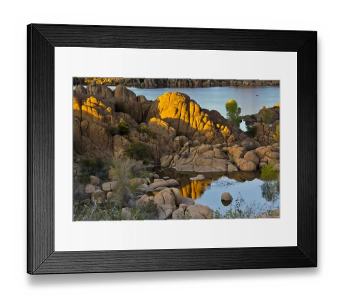 Framed Print : Granite Dells, Watson Lake, Prescott, Arizona, USA