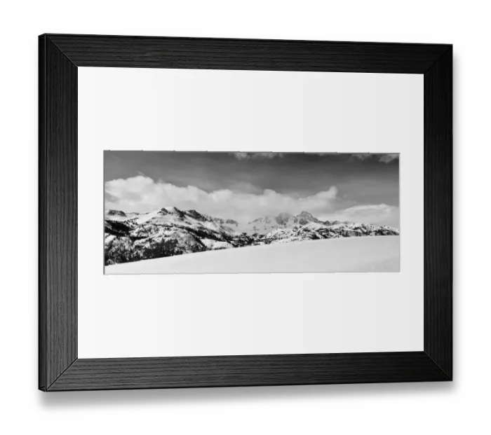 Framed Print : Banner and Ritter Peaks in winter, Ansel Adams Wilderness, Sierra Nevada Mountains Framed Print : Banner and Ritter Peaks in winter, Ansel Adams Wilderness, Sierra Nevada Mountains