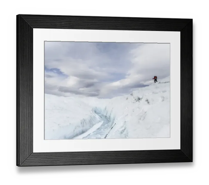 Framed Print : Landscape on the Greenland Ice Sheet near Kangerlussuaq. Greenland, Denmark Framed Print : Landscape on the Greenland Ice Sheet near Kangerlussuaq. Greenland, Denmark