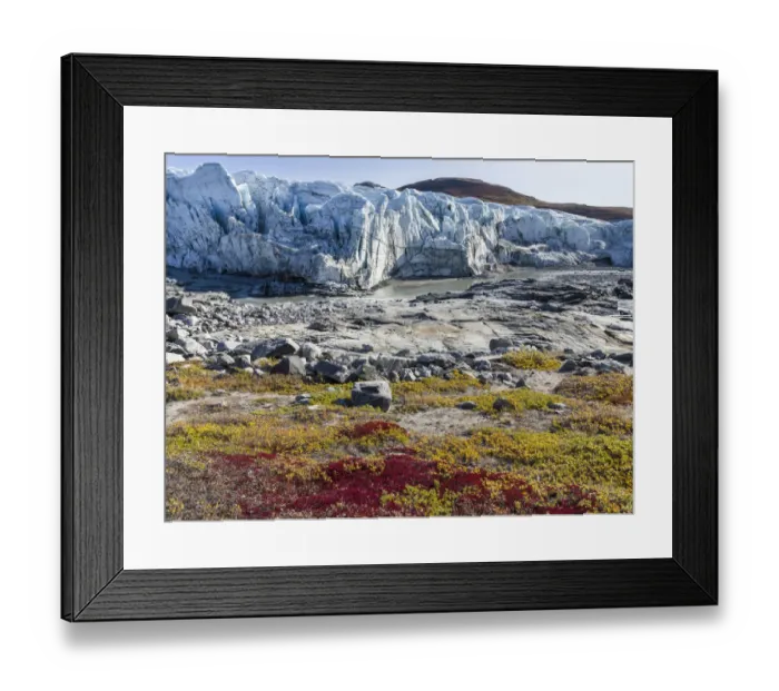 Framed Print : Terminus of the Russell Glacier close to the Greenland Ice Sheet near Kangerlussuaq Framed Print : Terminus of the Russell Glacier close to the Greenland Ice Sheet near Kangerlussuaq