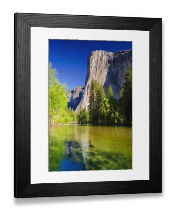 Framed Print : El Capitan above the Merced River, Yosemite National Park, California, USA Framed Print : El Capitan above the Merced River, Yosemite National Park, California, USA