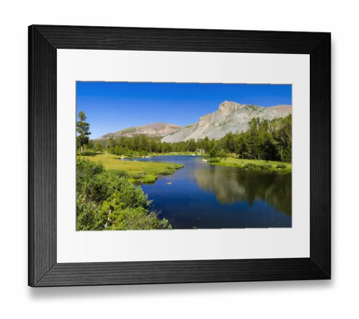 Framed Print : Alpine tarn in Dana Meadows under Mount Dana, Tuolumne Meadows, Yosemite National Park Framed Print : Alpine tarn in Dana Meadows under Mount Dana, Tuolumne Meadows, Yosemite National Park