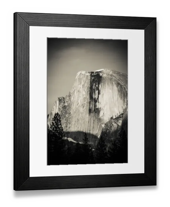 Framed Print : Evening light on Half Dome, Yosemite National Park, California, USA