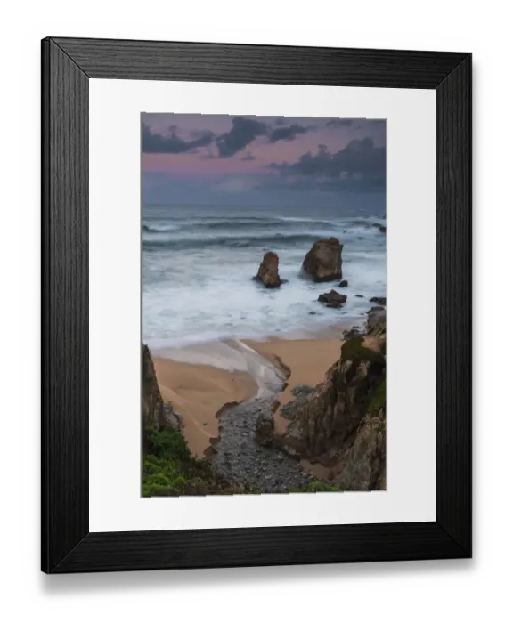 Framed Print : Rolling waves of the Pacific Ocean onto Garrapata Beach in Big Sur, California Framed Print : Rolling waves of the Pacific Ocean onto Garrapata Beach in Big Sur, California