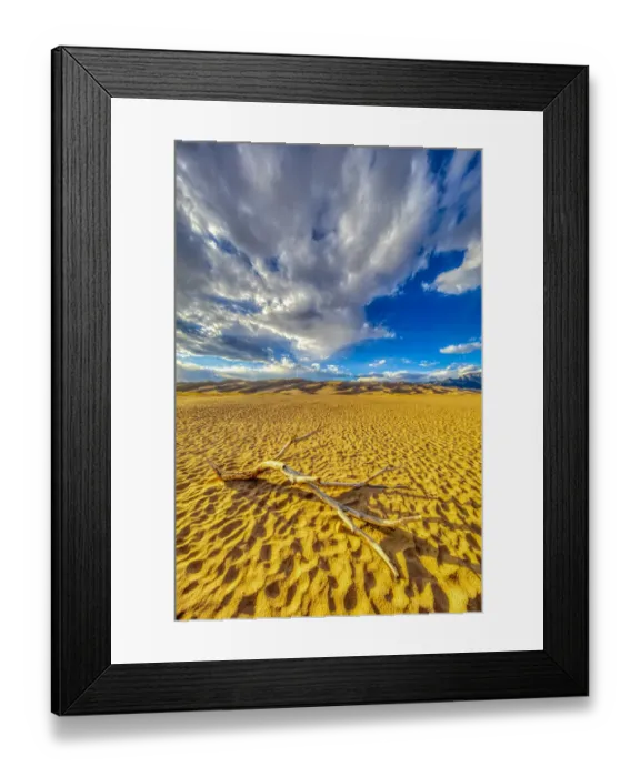 Framed Print : USA, Colorado, Great Sand Dunes National Park and Preserve. Desert and sand dunes Framed Print : USA, Colorado, Great Sand Dunes National Park and Preserve. Desert and sand dunes