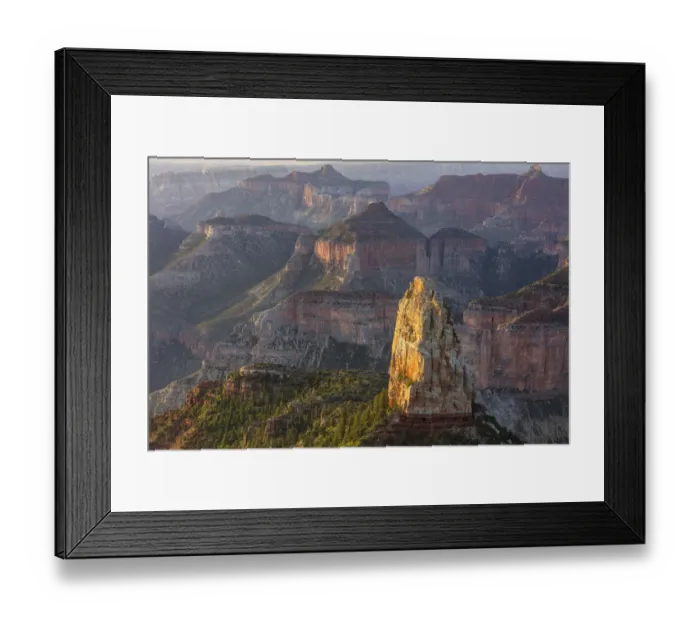 Framed Print : Mt Hayden from Imperial Point on the North Rim in Grand Canyon National Park, Arizona Framed Print : Mt Hayden from Imperial Point on the North Rim in Grand Canyon National Park, Arizona