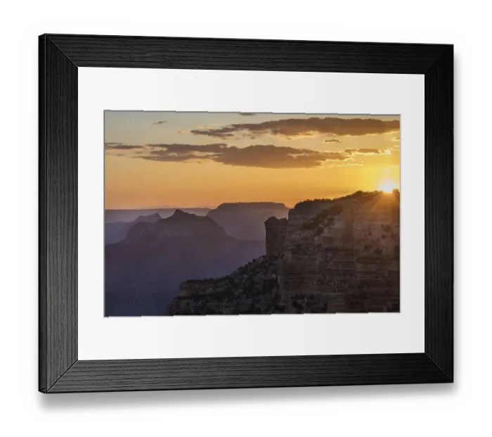 Framed Print : Sunset over Cape Royal in Grand Canyon National Park, Arizona, USA Framed Print : Sunset over Cape Royal in Grand Canyon National Park, Arizona, USA