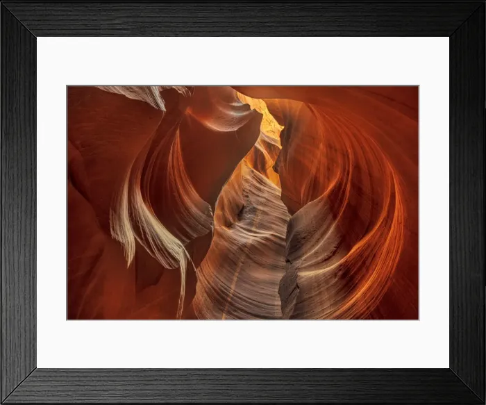 Framed Print : Upper Antelope Canyon near Page, Arizona, USA