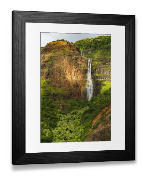 Framed Print : Waipoo Falls, Waimea Canyon State Park, Kauai, Hawaii, USA Framed Print : Waipoo Falls, Waimea Canyon State Park, Kauai, Hawaii, USA