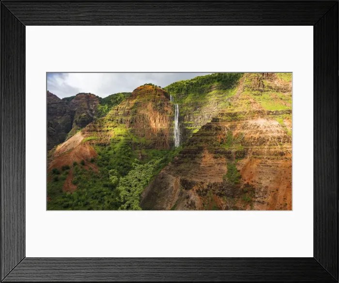 Framed Print : Waipoo Falls, Waimea Canyon State Park, Kauai, Hawaii, USA Framed Print : Waipoo Falls, Waimea Canyon State Park, Kauai, Hawaii, USA