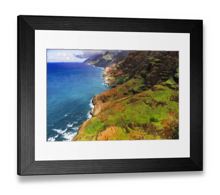 Framed Print : The Na Pali Coast, Na Pali Coast Wilderness State Park, Kauai, Hawaii, USA Framed Print : The Na Pali Coast, Na Pali Coast Wilderness State Park, Kauai, Hawaii, USA