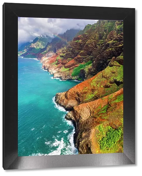 The Na Pali Coast, Coast Wilderness State Park, Kauai, Hawaii, USA
