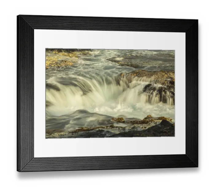Framed Print : USA, Hawaii, Wawaloli Beach Park. Scenic of The Well cascade Framed Print : USA, Hawaii, Wawaloli Beach Park. Scenic of The Well cascade