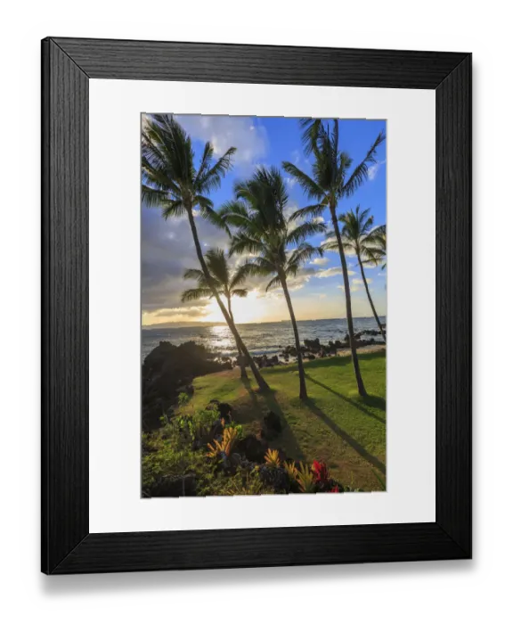 Framed Print : Small beach in Makena area, Maui, Hawaii, USA