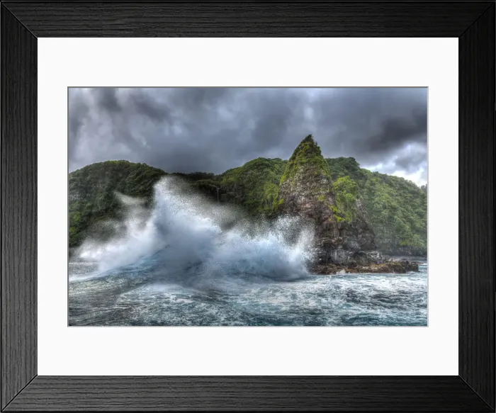 Framed Print : Jurassic Rock where opening sequence to move Jurassic Park was filmed