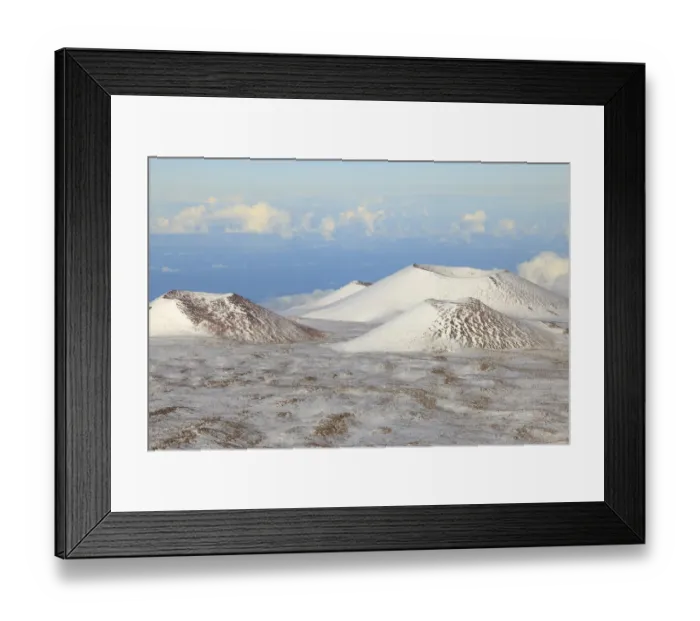 Framed Print : View from Maunakea Observatories (4200 meters), The summit of Maunakea on the Island Framed Print : View from Maunakea Observatories (4200 meters), The summit of Maunakea on the Island