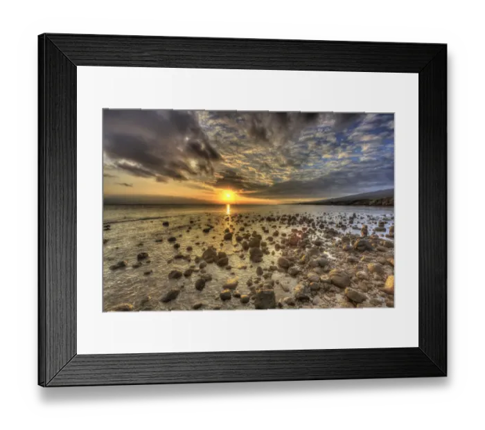 Framed Print : Rocky Shore near Kaleahi at sunrise, North Shore, Lanai Island, Hawaii Framed Print : Rocky Shore near Kaleahi at sunrise, North Shore, Lanai Island, Hawaii