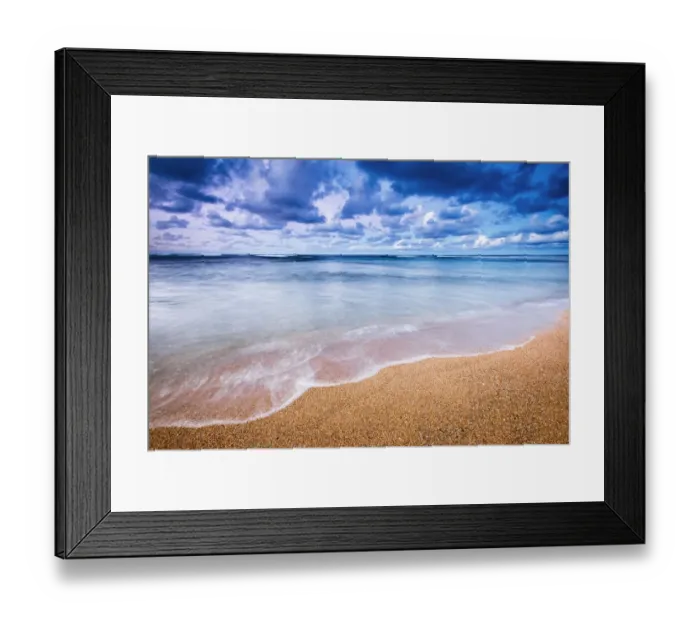 Framed Print : Evening light over the Pacific from Tunnels Beach, Kauai, Hawaii, USA Framed Print : Evening light over the Pacific from Tunnels Beach, Kauai, Hawaii, USA