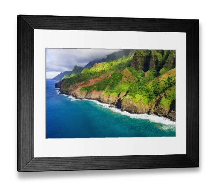 Framed Print : Afternoon light on the Na Pali Coast, Coast Wilderness State Park, Kauai, Hawaii, USA Framed Print : Afternoon light on the Na Pali Coast, Coast Wilderness State Park, Kauai, Hawaii, USA