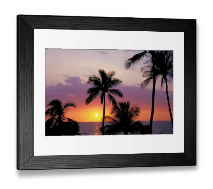 Framed Print : Sunset over the Pacific Ocean at Hapuna Beach, Kohala Coast, The Big Island, Hawaii, USA Framed Print : Sunset over the Pacific Ocean at Hapuna Beach, Kohala Coast, The Big Island, Hawaii, USA