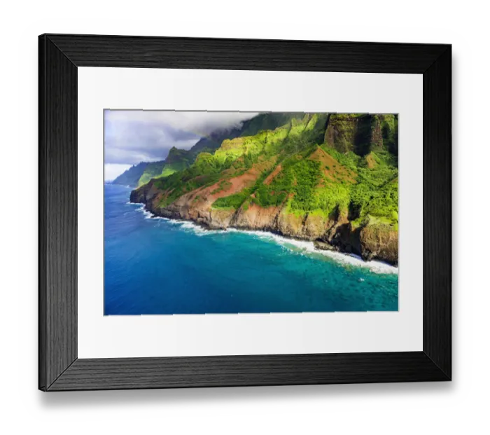 Framed Print : Afternoon light on the Na Pali Coast, Coast Wilderness State Park, Kauai, Hawaii, USA Framed Print : Afternoon light on the Na Pali Coast, Coast Wilderness State Park, Kauai, Hawaii, USA