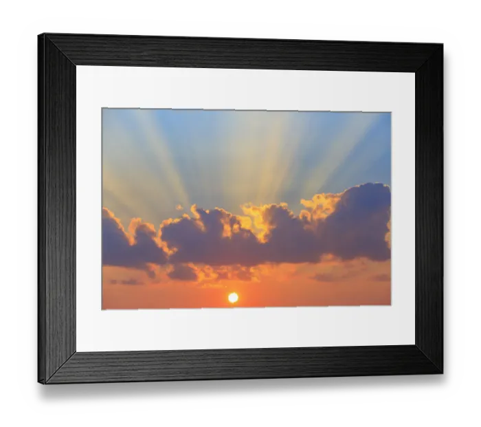 Framed Print : Cloud formations after sunrise, Hulopo e Bay, Lanai Island, Hawaii, USA Framed Print : Cloud formations after sunrise, Hulopo e Bay, Lanai Island, Hawaii, USA