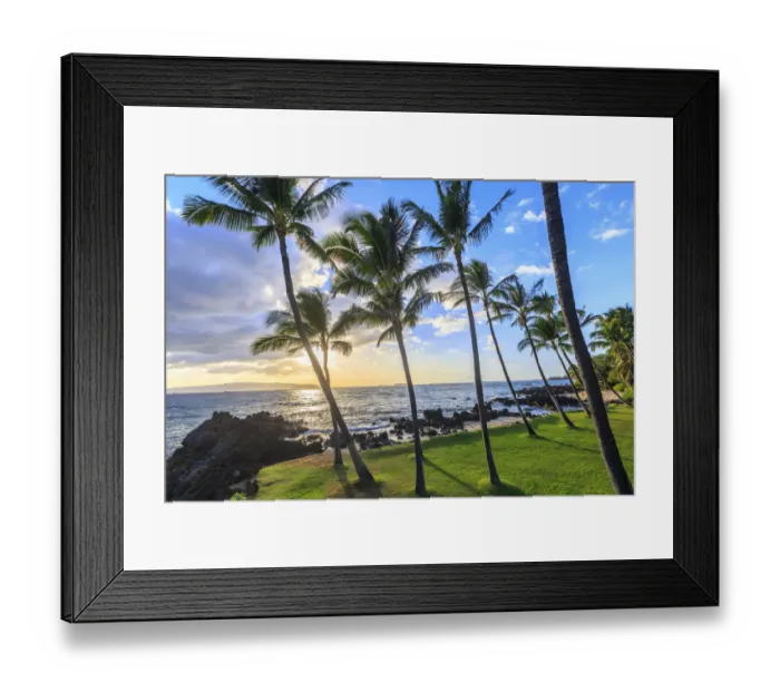 Framed Print : Small beach in Makena area, Maui, Hawaii, USA