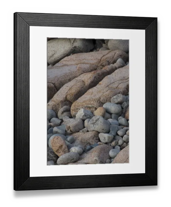 Framed Print : USA, Maine. Boulder Beach, Acadia National Park Framed Print : USA, Maine. Boulder Beach, Acadia National Park