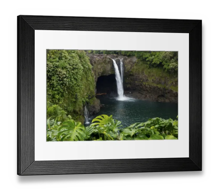 Framed Print : Rainbow Falls, Big Island, Hawaii Framed Print : Rainbow Falls, Big Island, Hawaii
