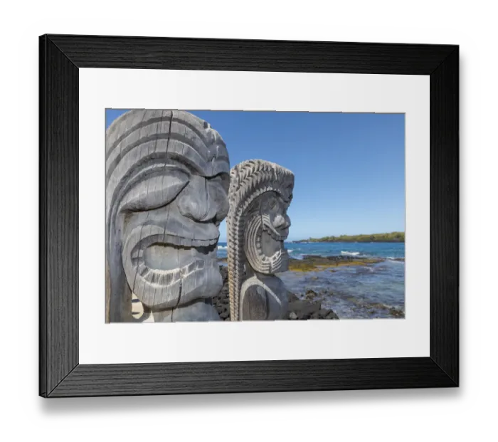 Framed Print : Pu uhonua O Honaunau National Historic Park, Big Island, Hawaii Framed Print : Pu uhonua O Honaunau National Historic Park, Big Island, Hawaii