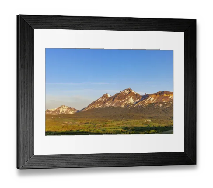 Framed Print : Little Dog and Summit Mountains at Marias Pass in Glacier National Park, Montana, USA Framed Print : Little Dog and Summit Mountains at Marias Pass in Glacier National Park, Montana, USA