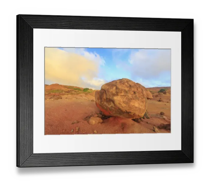 Framed Print : Kaehiakawaelo (Garden of the Gods), a Martian landscape of red dirt, purple lava Framed Print : Kaehiakawaelo (Garden of the Gods), a Martian landscape of red dirt, purple lava