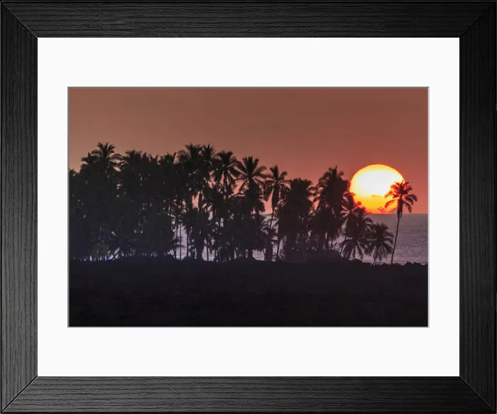 Framed Print : Keawaiki Bay area at Sunset, Kohala Coast, near Kona, Big Island, Hawaii, USA Framed Print : Keawaiki Bay area at Sunset, Kohala Coast, near Kona, Big Island, Hawaii, USA
