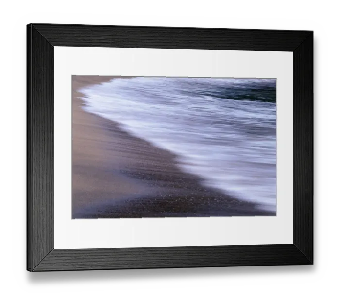 Framed Print : USA, Oregon, Shore Acres State Park. Waves and beach sand Framed Print : USA, Oregon, Shore Acres State Park. Waves and beach sand