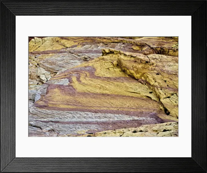 Framed Print : Rocky landscape, White Domes Area, Valley of Fire State Park, Nevada, USA