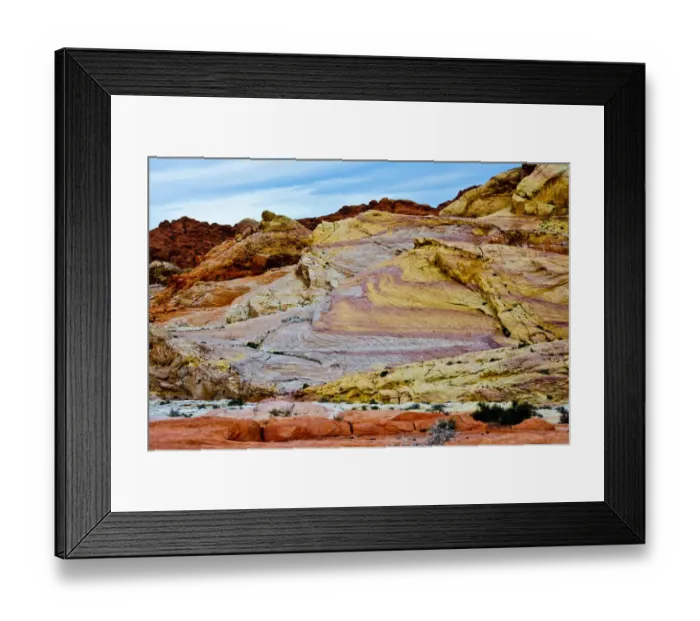 Framed Print : Rocky landscape, White Domes Area, Valley of Fire State Park, Nevada, USA Framed Print : Rocky landscape, White Domes Area, Valley of Fire State Park, Nevada, USA