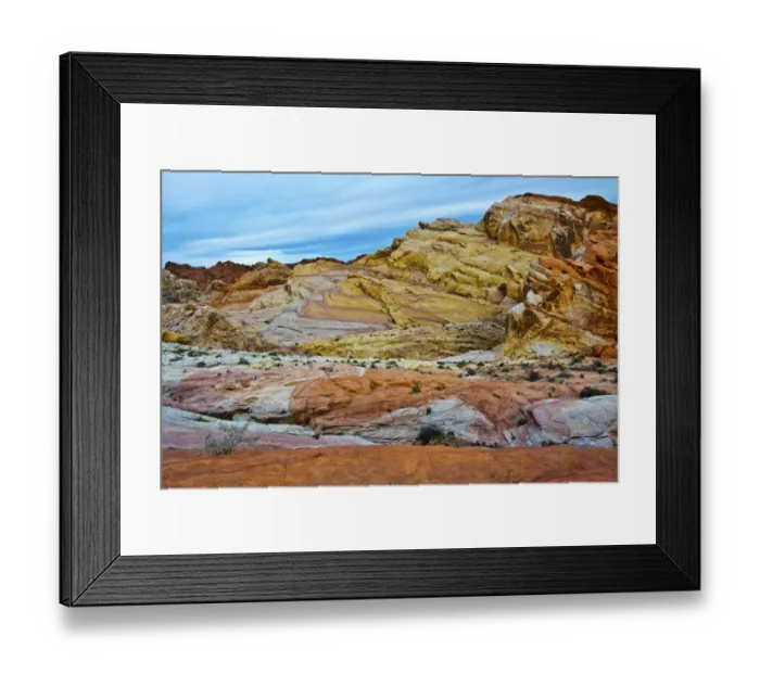 Framed Print : Rocky landscape, White Domes Area, Valley of Fire State Park, Nevada, USA Framed Print : Rocky landscape, White Domes Area, Valley of Fire State Park, Nevada, USA